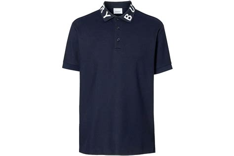 Burberry Ryland Collar Logo Polo Navy Men's 